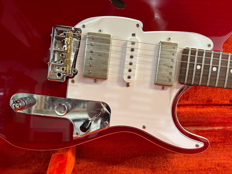 Fret-King Country Squire Semitone De Luxe See Through Red
