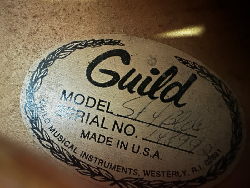 Guild Starfire IV Blonde 1976