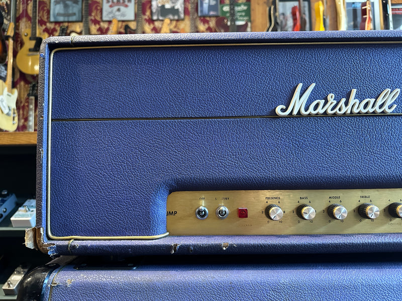 Marshall JMP Super Lead 100w Half Stack Purple Tolex 1973