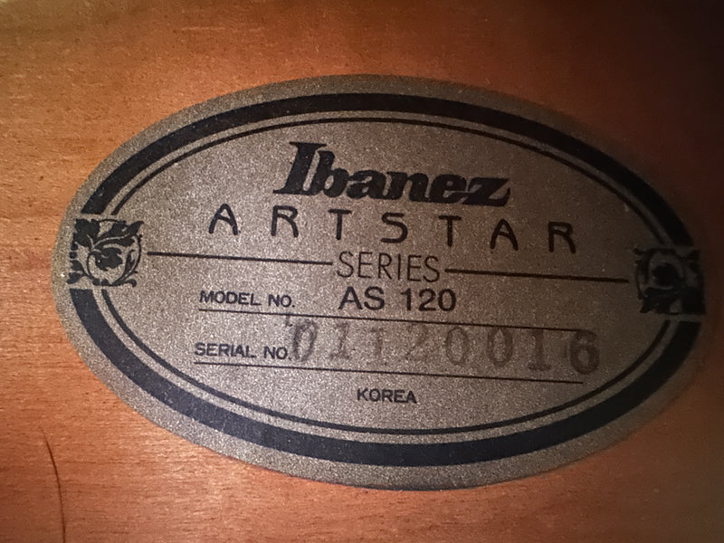 Ibanez AS120 Artstar Sunburst 2001