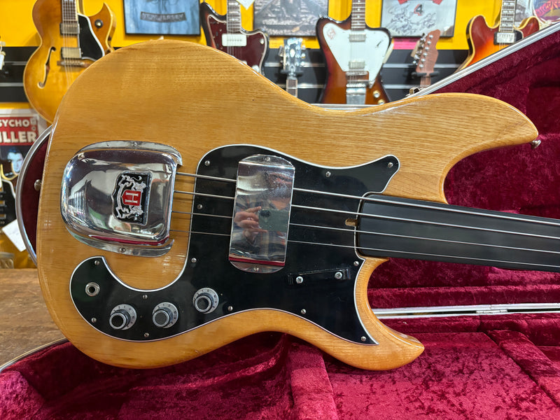 Hagstrom Scanbass Fretless Natural 1975