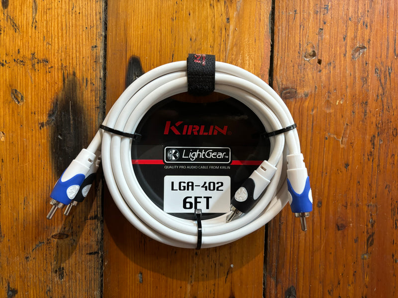 Kirlin LGA-402 6ft RCA to RCA