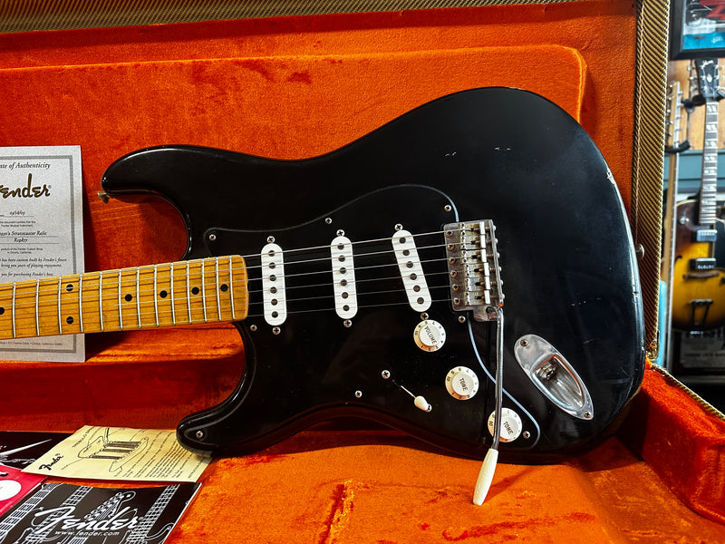 Fender Custom Shop '50's Stratocaster Relic Left-Handed Black 2005