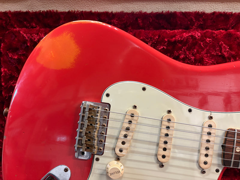 Fender Custom Shop '62 Stratocaster Reissue Brazilian Rosewood Fretboard Fiesta Red 2010