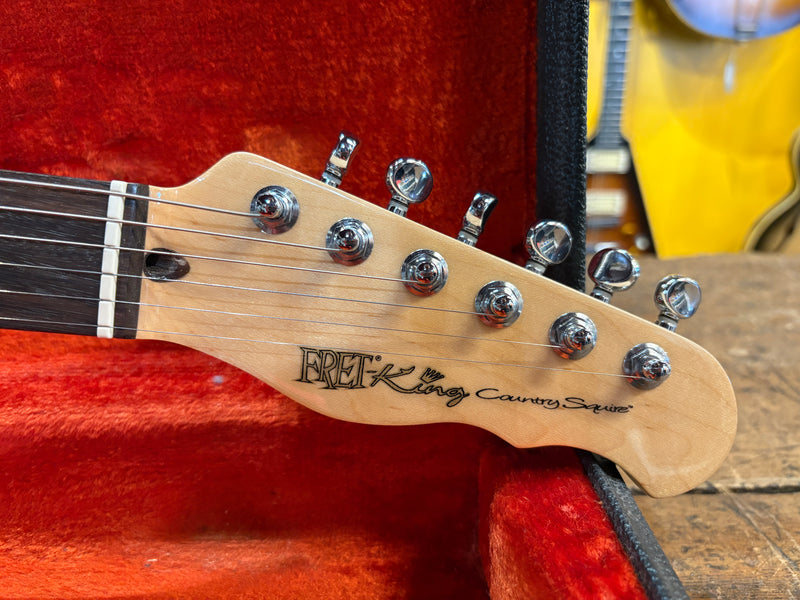 Fret-King Country Squire Semitone De Luxe See Through Red
