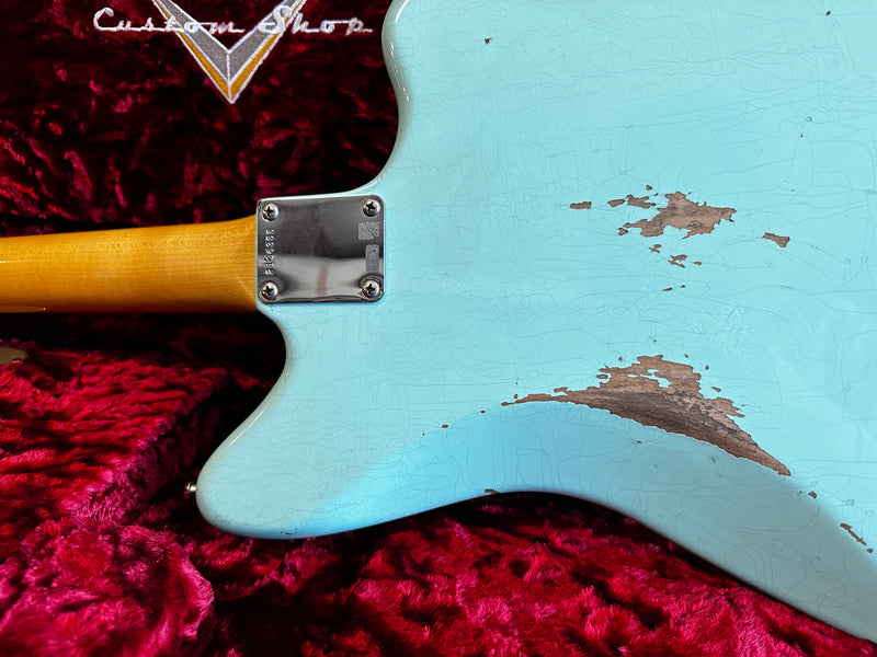 Fender Custom Shop Dealer Select '61 Jazzmaster Wide Range Relic Surf Green Left-Handed 2022