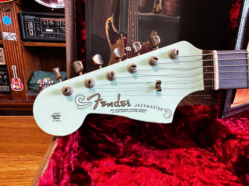 Fender Custom Shop Dealer Select '61 Jazzmaster Wide Range Relic Surf Green Left-Handed 2022