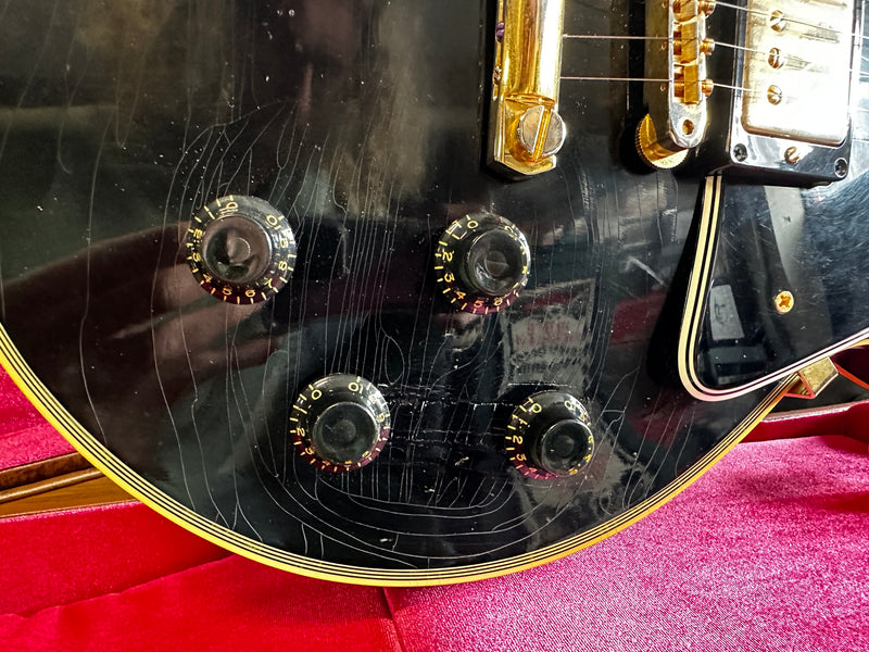 Gibson Custom Shop Murphy Lab '57 Les Paul Custom Reissue Ultra Light Aged Ebony 2022