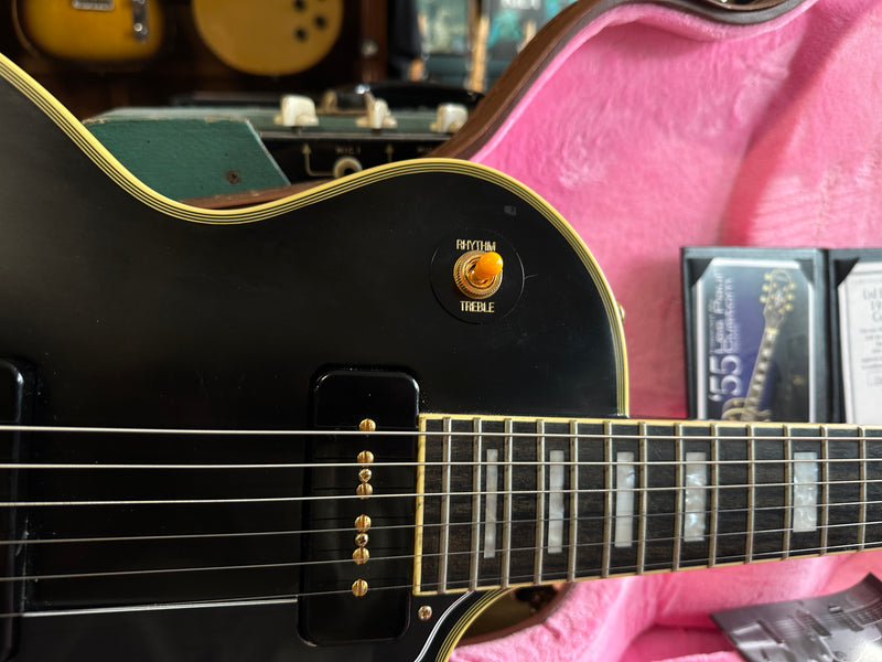 Epiphone Inspired by "1955" Les Paul Custom Outfit Aged Gloss Ebony 2017