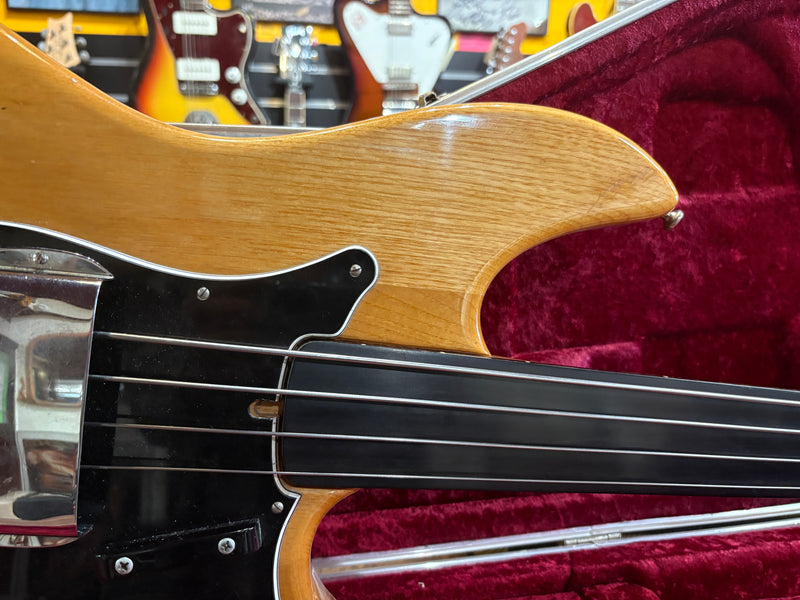 Hagstrom Scanbass Fretless Natural 1975