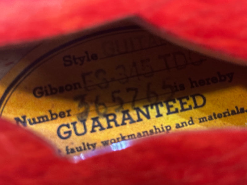 Gibson ES-345 Cherry 1965