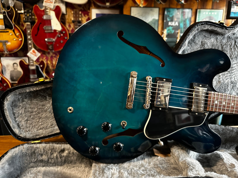 Gibson Memphis ES-335 Dot Blue Burst 2018