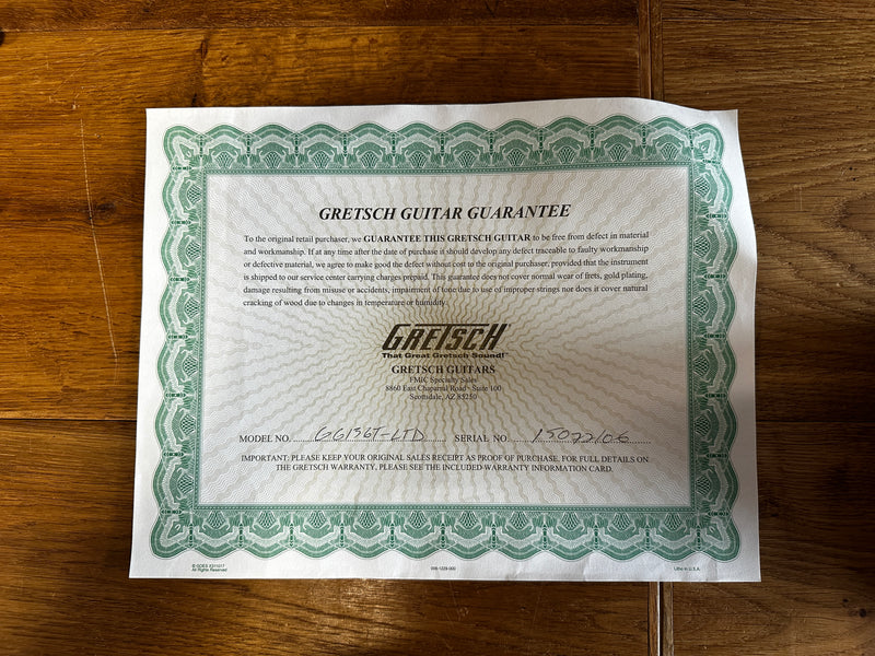 Gretsch G6136T Rose Falcon Metallic Limited Edition 2015