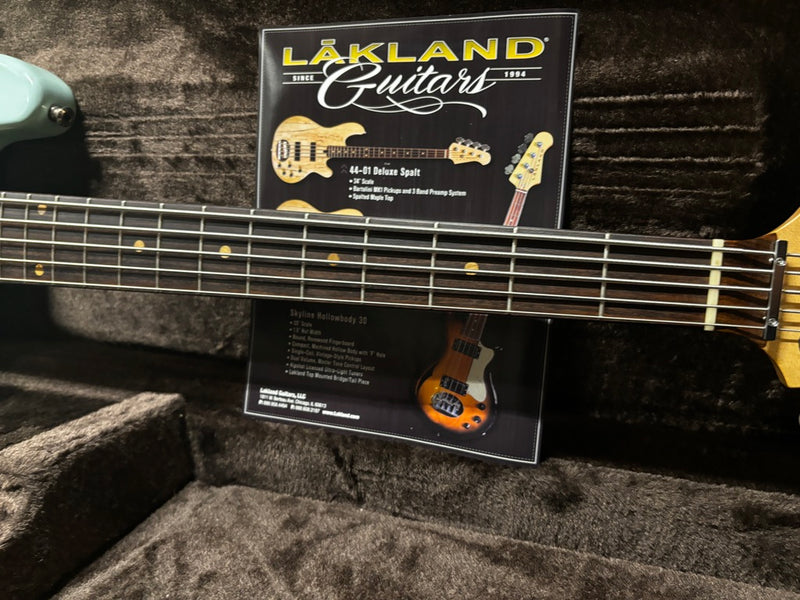 Lakland USA Joe Osborn 5-String Daphne Blue 2016