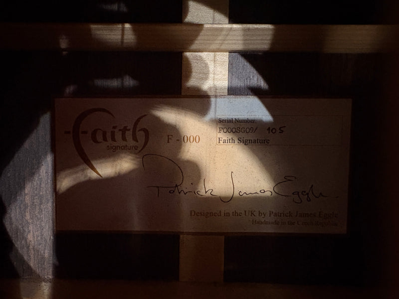 Faith F-000 Patrick James Eggle Natural