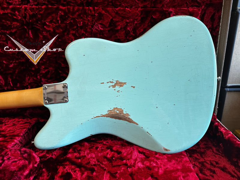 Fender Custom Shop Dealer Select '61 Jazzmaster Wide Range Relic Surf Green Left-Handed 2022
