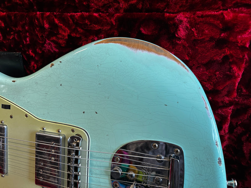 Fender Custom Shop Dealer Select '61 Jazzmaster Wide Range Relic Surf Green Left-Handed 2022