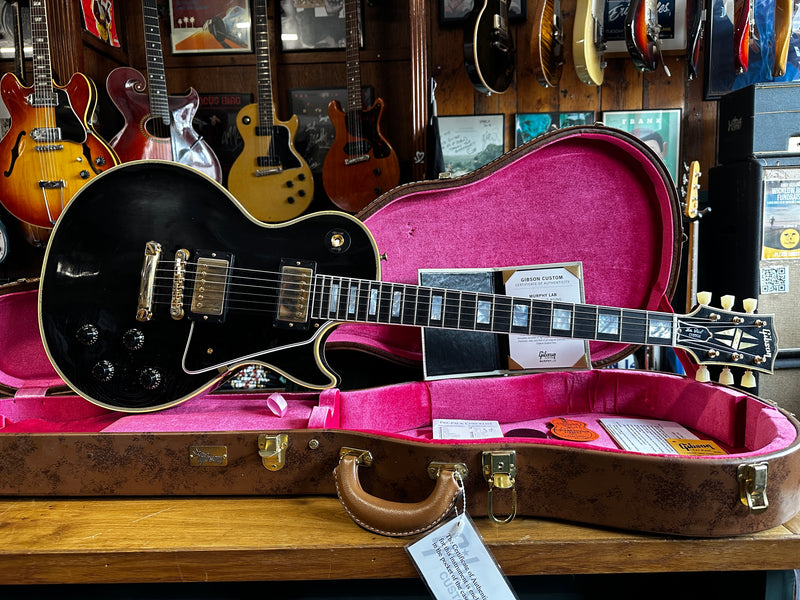 Gibson Custom Shop Murphy Lab '57 Les Paul Custom Reissue Ultra Light Aged Ebony 2022