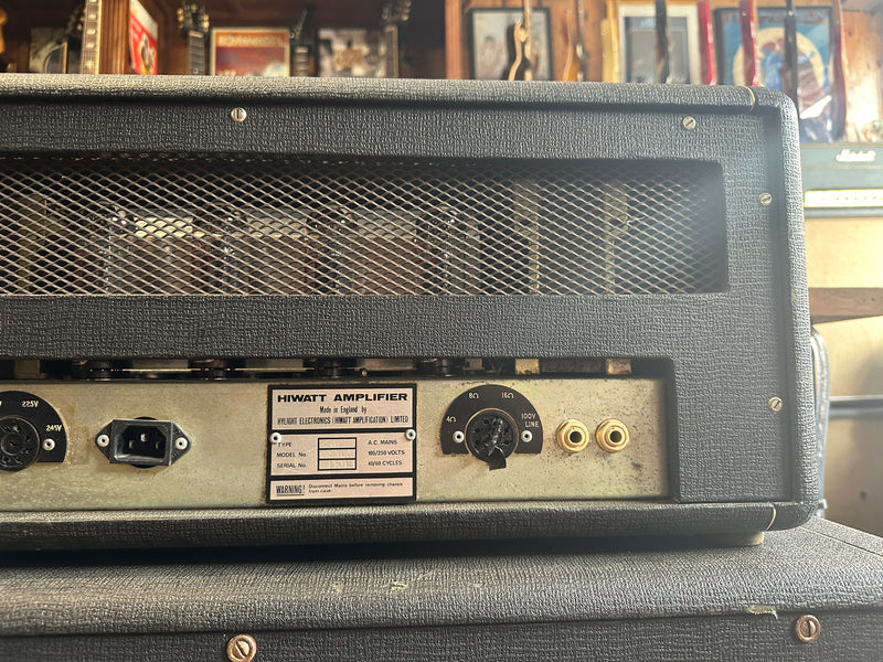 Hiwatt DR-103 Head & SE4122 4x12" Cabinet 1970