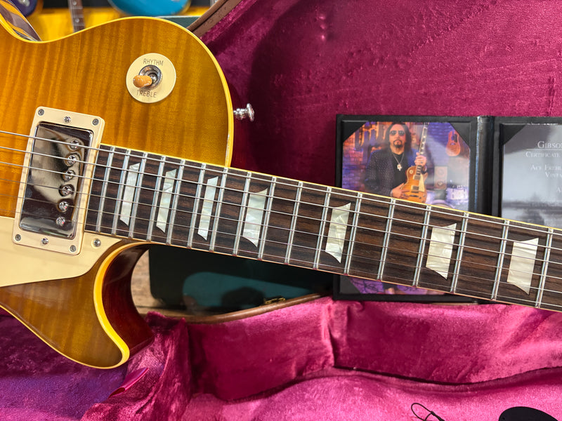 Gibson Custom Shop Ace Frehley '59 Les Paul Standard Vintage Gloss Dirty Lemon Frehley Burst 2015