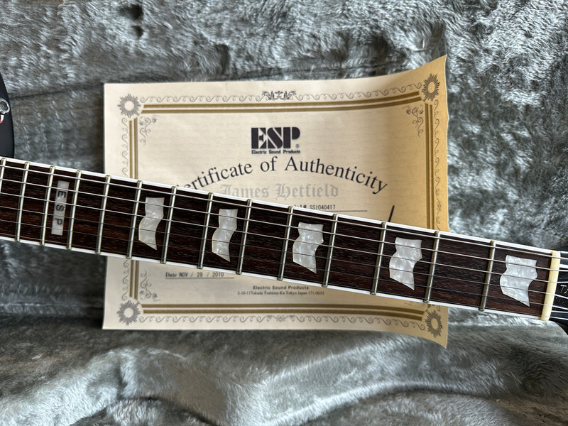 ESP Truckster James Hetfield Signature Black Satin 2010