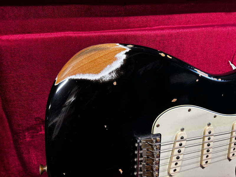 Fender Custom Shop W21 '63 Stratocaster Limited Edition Heavy Relic Black 2021