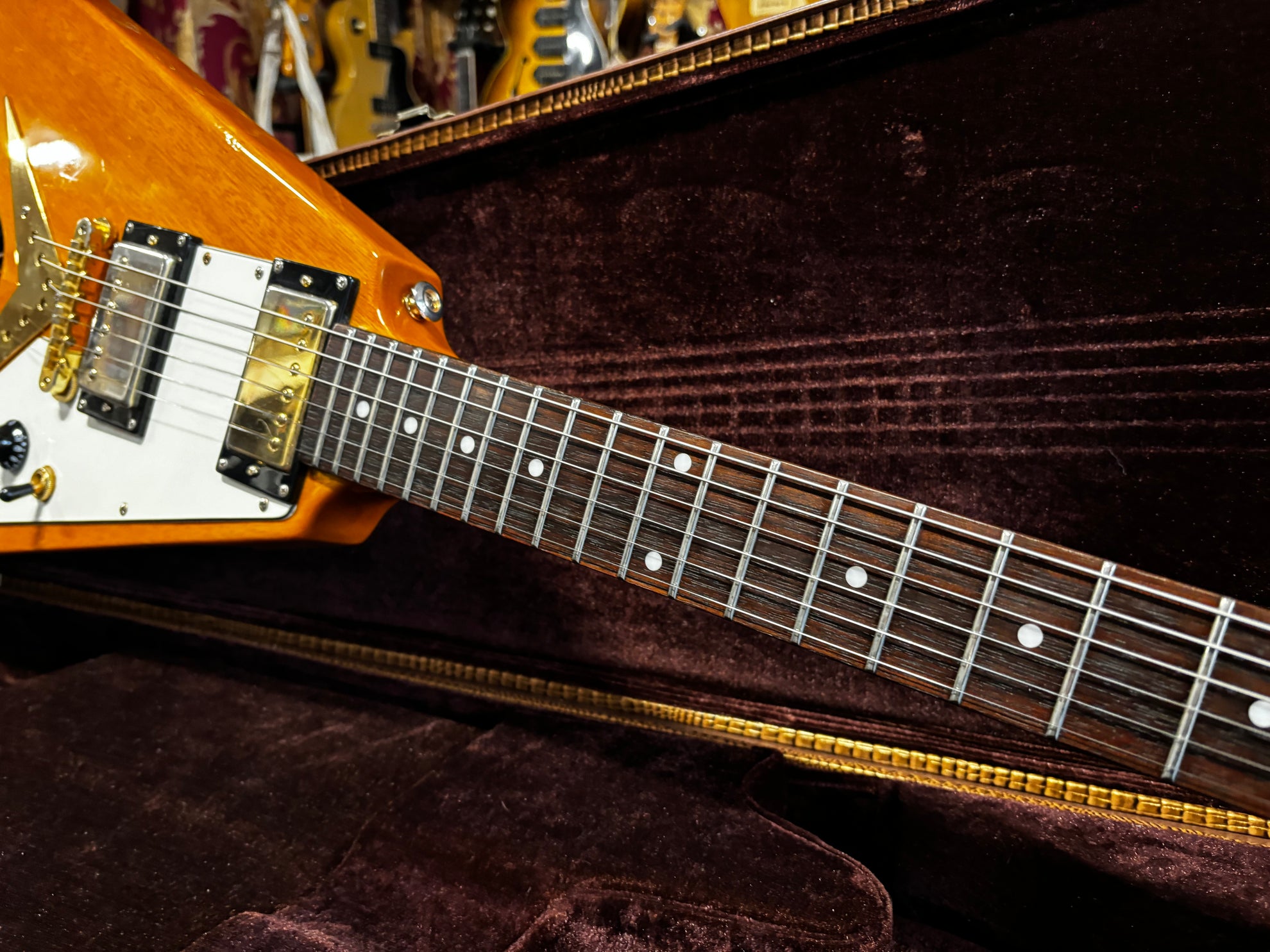 Epiphone '58 Korina Flying V Natural 2005 - Some Neck Guitars Epiphone '58 Korina Flying V Natural 2005 - Some Neck Guitars