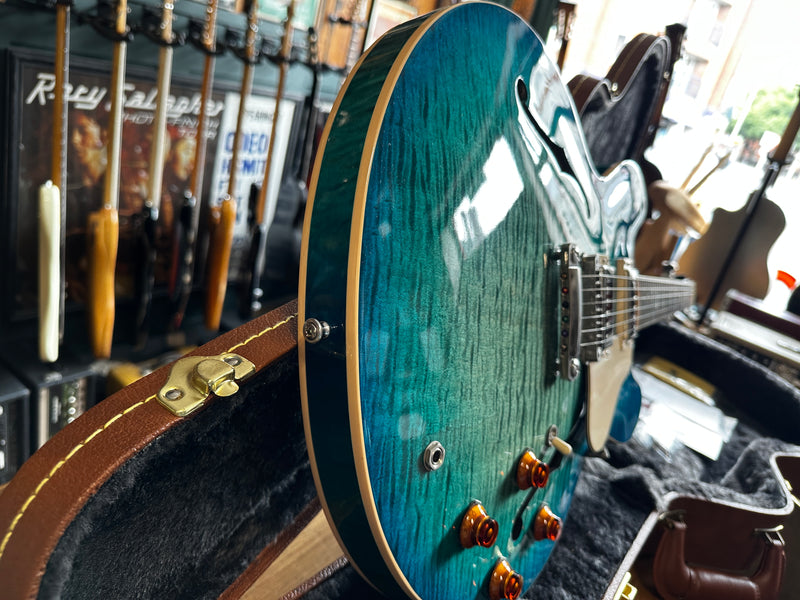 Gibson Memphis ES-335 Block Figured Aquamarine 2018