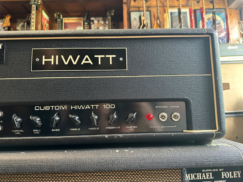 Hiwatt DR-103 Head & SE4122 4x12" Cabinet 1970