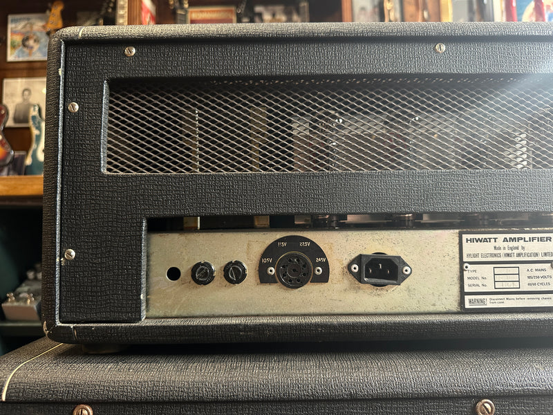 Hiwatt DR-103 Head & SE4122 4x12" Cabinet 1970
