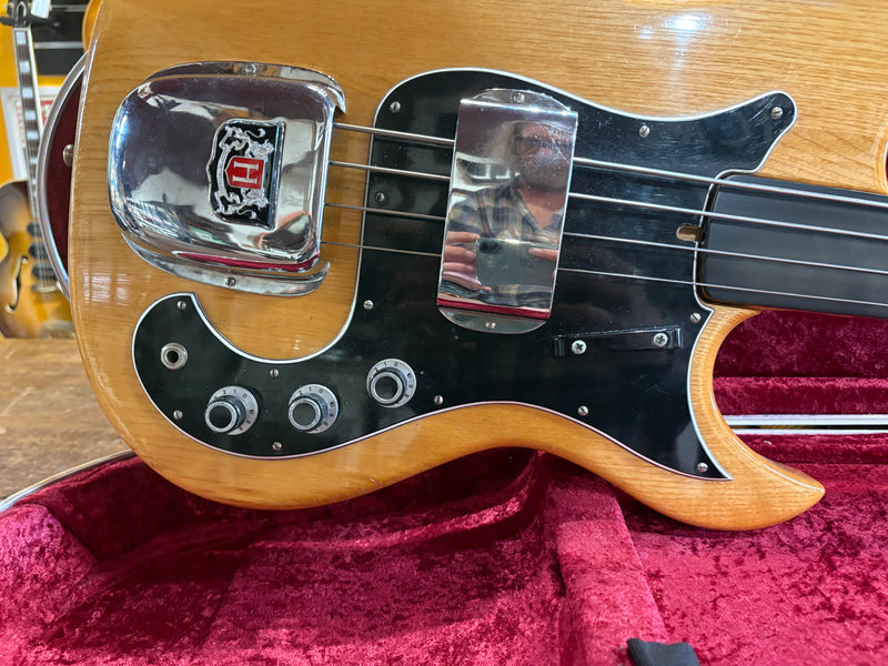 Hagstrom Scanbass Fretless Natural 1975