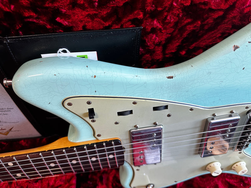 Fender Custom Shop Dealer Select '61 Jazzmaster Wide Range Relic Surf Green Left-Handed 2022