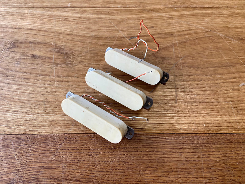 Fender Lace Sensor Gold SSS Pickup Set 1980s