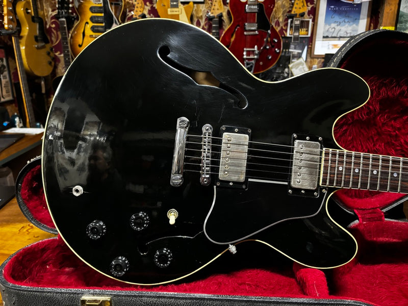 Gibson ES-335 Pro Refinish Black 1981