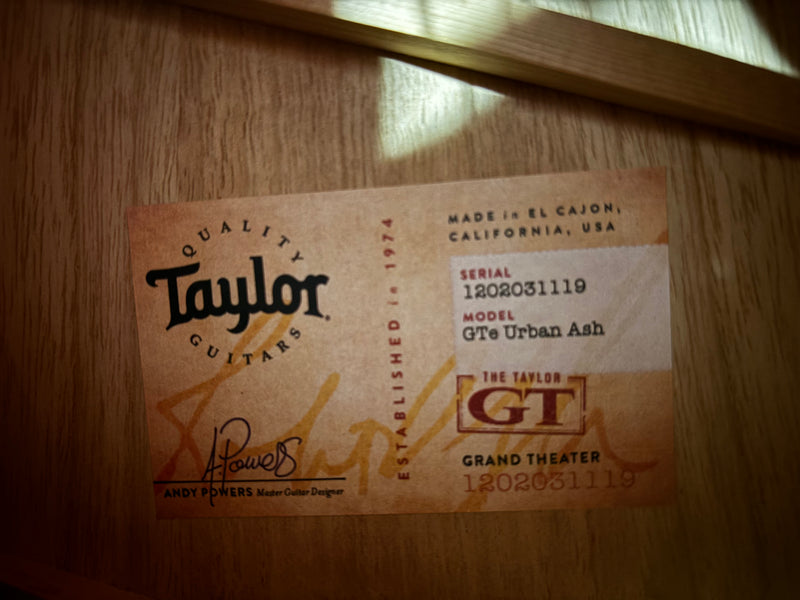 Taylor GTE Urban Ash Grand Theatre 2021