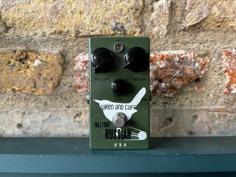 Wren And Cuff Tall Font Russian Fuzz