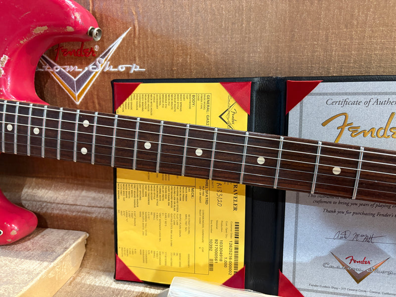 Fender Custom Shop Masterbuilt Austin Macnutt '60 Stratocaster Super Heavy Relic SFA Torino Red 2023