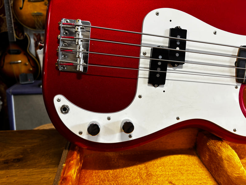 Fender '62 Precision Bass MIJ Candy Apple Red 1986
