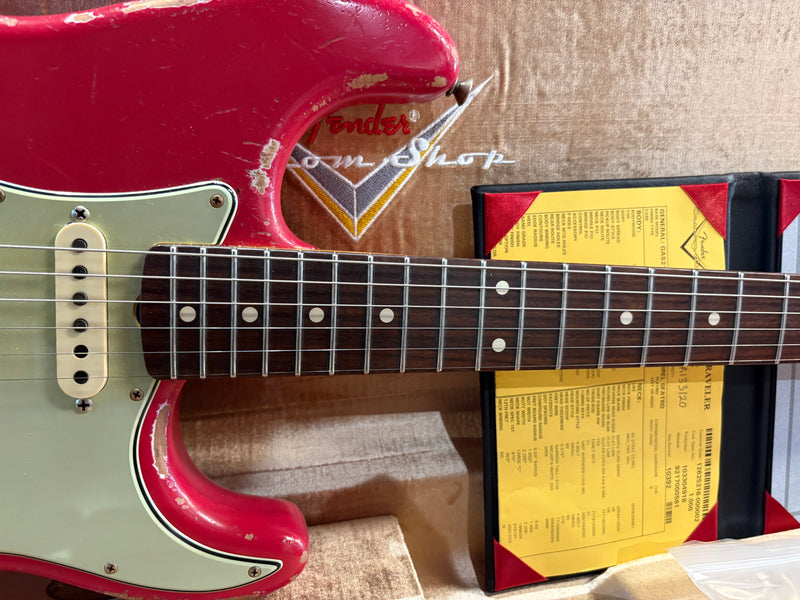 Fender Custom Shop Masterbuilt Austin Macnutt '60 Stratocaster Super Heavy Relic SFA Torino Red 2023