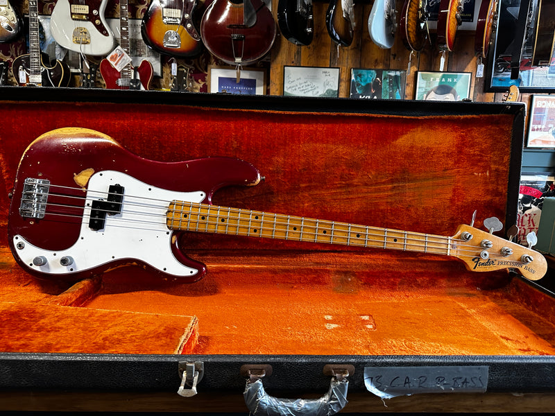 Fender Precision Bass Candy Apple Red 1973