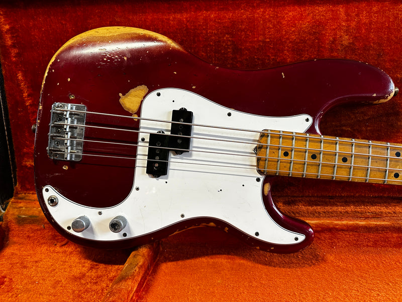 Fender Precision Bass Candy Apple Red 1973