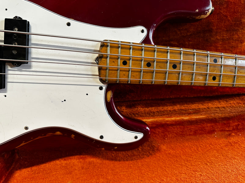 Fender Precision Bass Candy Apple Red 1973
