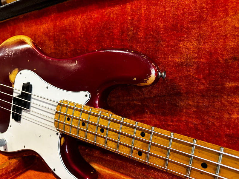 Fender Precision Bass Candy Apple Red 1973