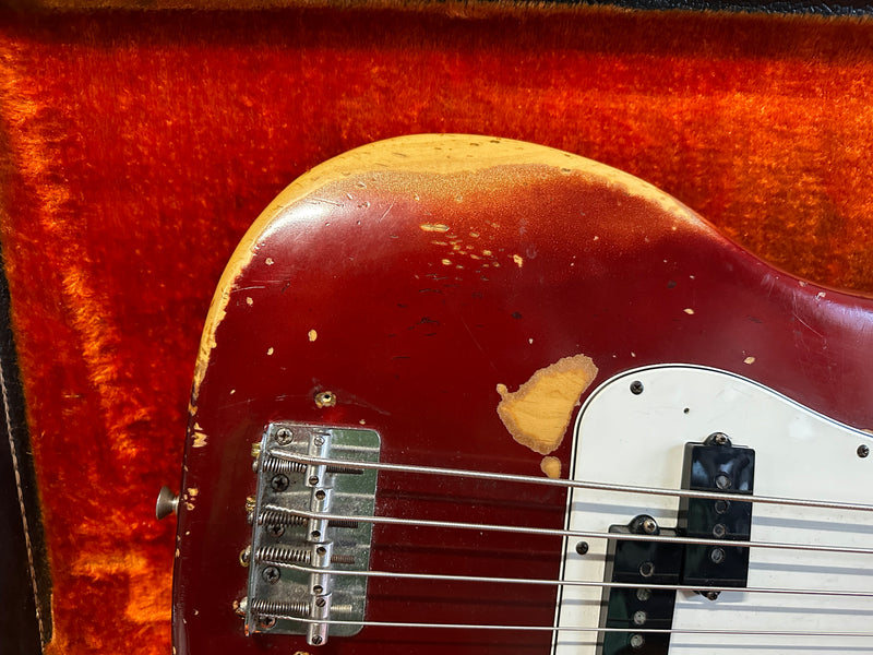 Fender Precision Bass Candy Apple Red 1973