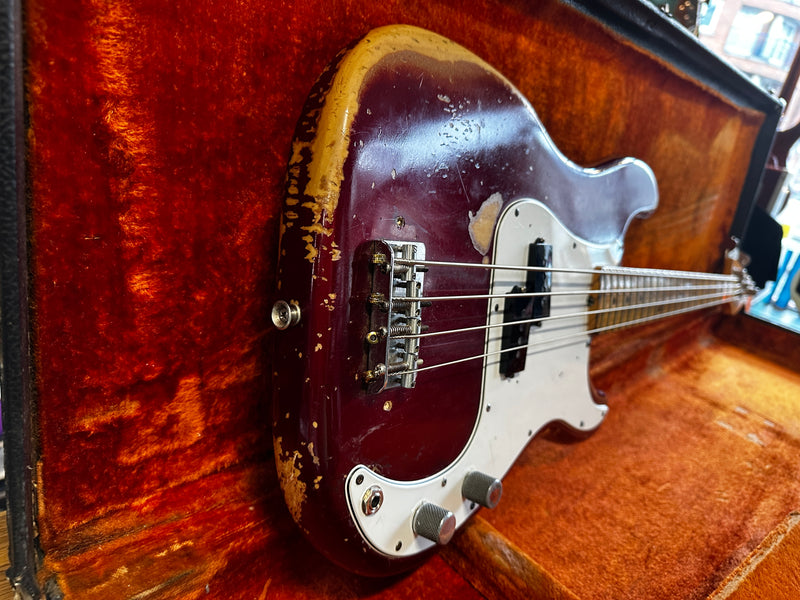 Fender Precision Bass Candy Apple Red 1973
