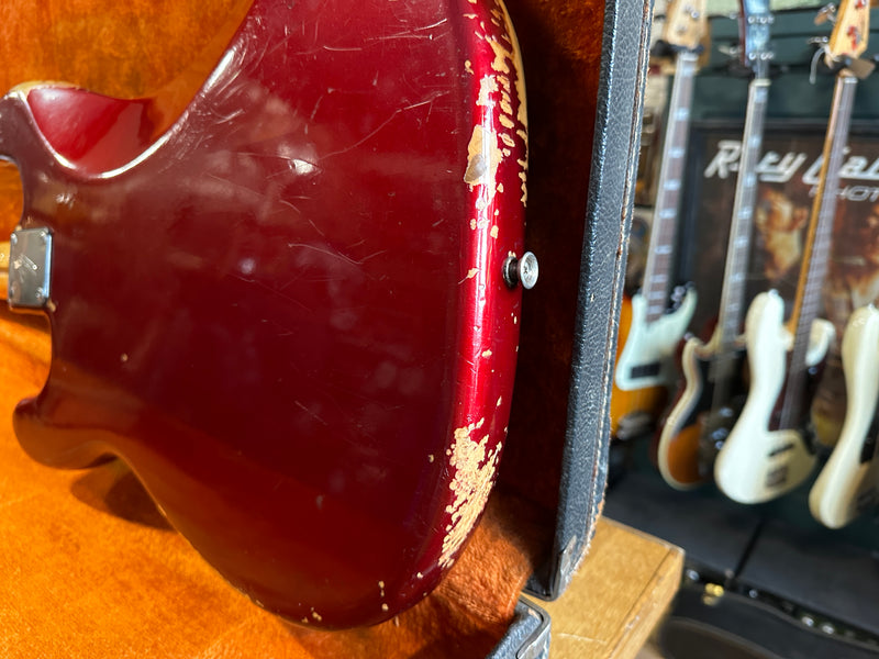Fender Precision Bass Candy Apple Red 1973