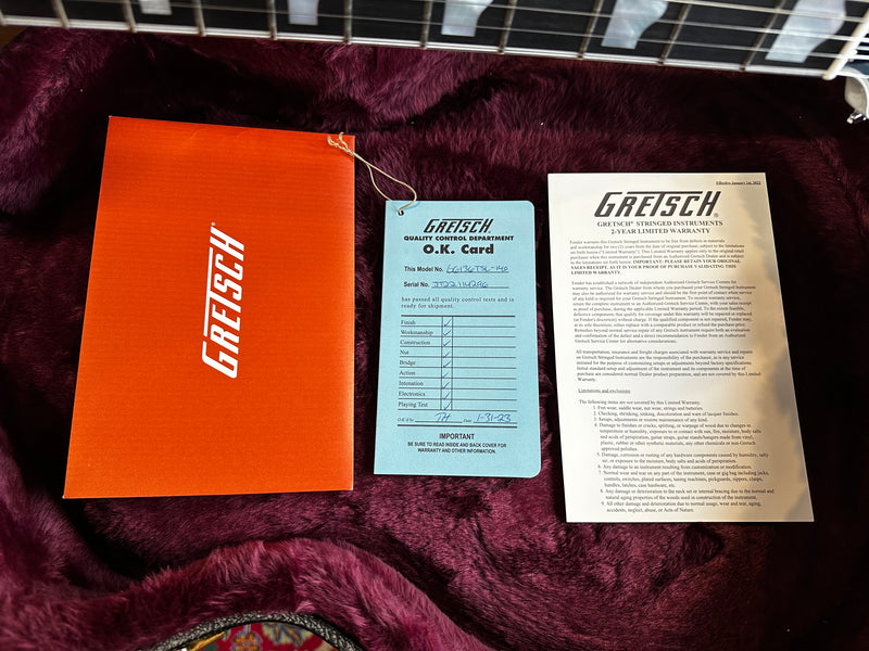 Gretsch G6136T-140 140th Anniversary Double Platinum Falcon 2023