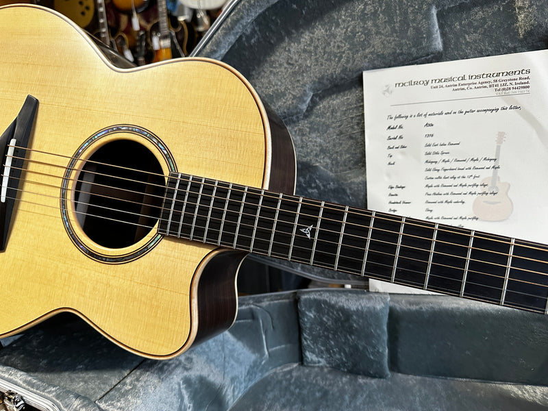McIlroy A30c East Indian Rosewood/Sitka Spruce Natural 2023