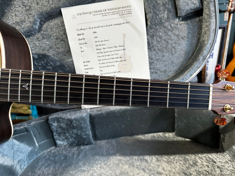 McIlroy A30c East Indian Rosewood/Sitka Spruce Natural 2023