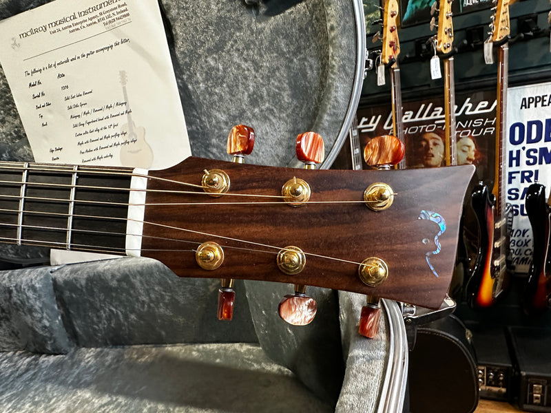 McIlroy A30c East Indian Rosewood/Sitka Spruce Natural 2023